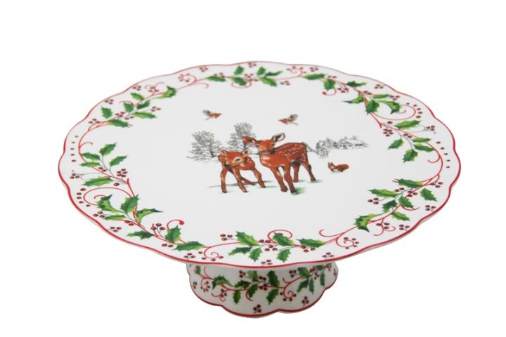 Royal Family -  Alzata porta panettone santa Klaus diam.30