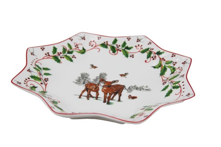 Royal Family -  Piatto panettone santa Klaus