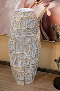 Mauro Ferretti - Vaso eclips tower resina cm 24x11.5x59.5