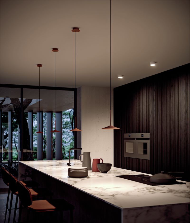 Linealight - Poe sospensione rame