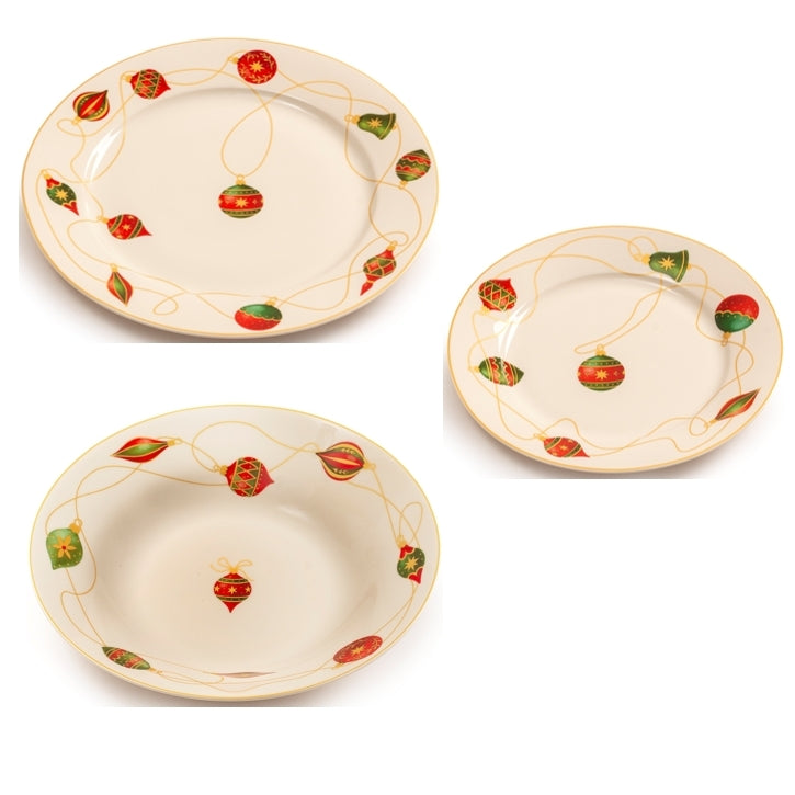 Lamart - Servizio di piatti Xmas glow 18 pz