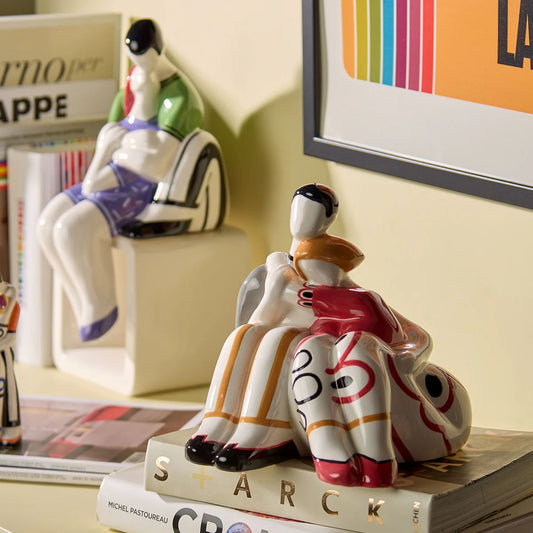 Egan - Statua vicini abbracci 21cm