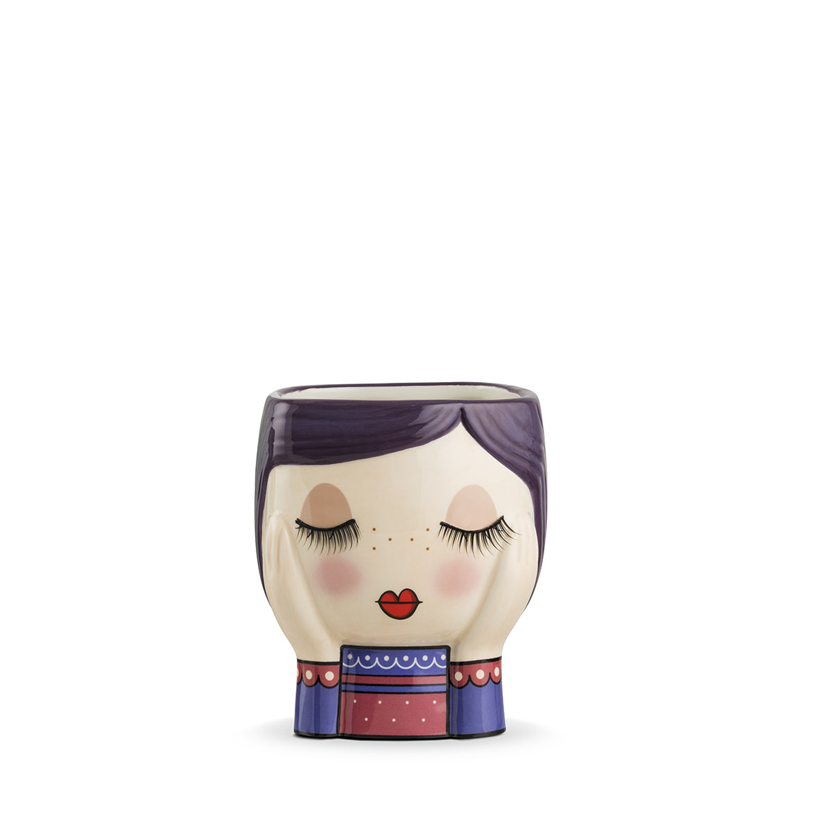 Egan - Vaso Le Pupazze Mimì Viola 12X11