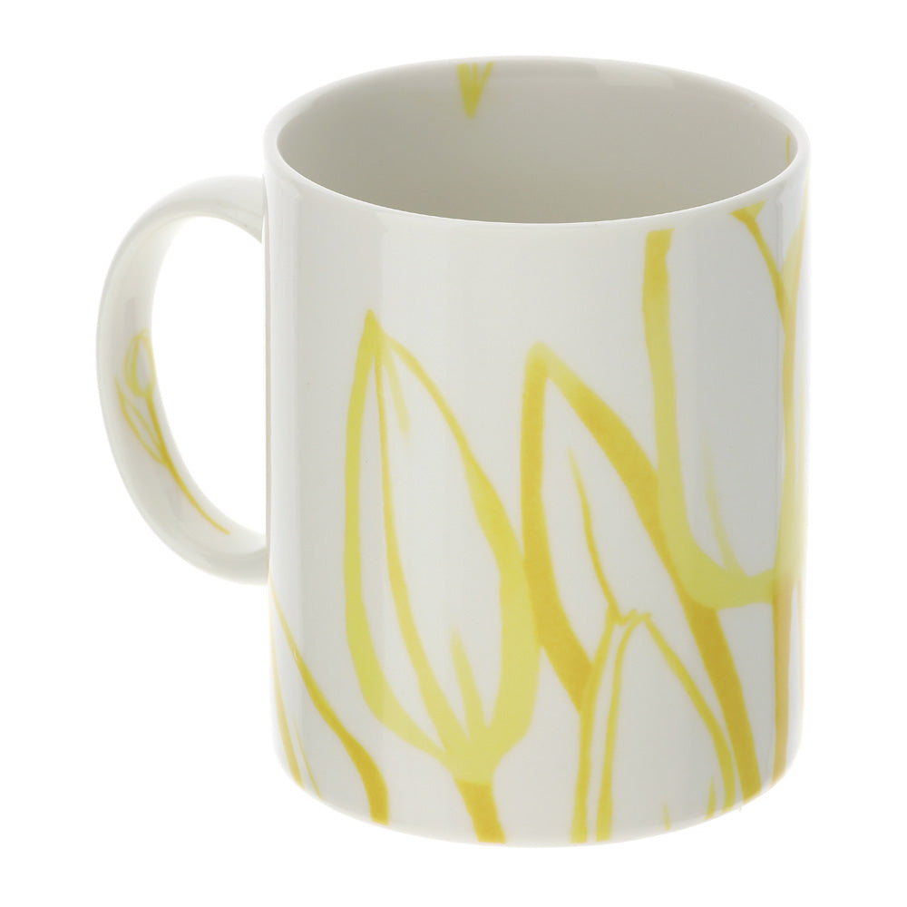 Hervit - Tazza mug tulipano porcellana Ø8XH10cm
