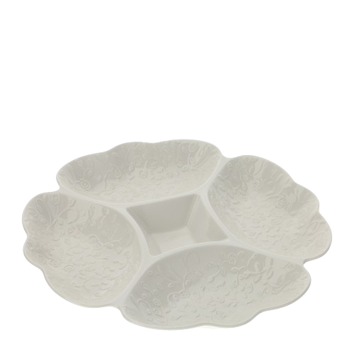 Hervit - antipastiera porcellana bianca dia. 36cm