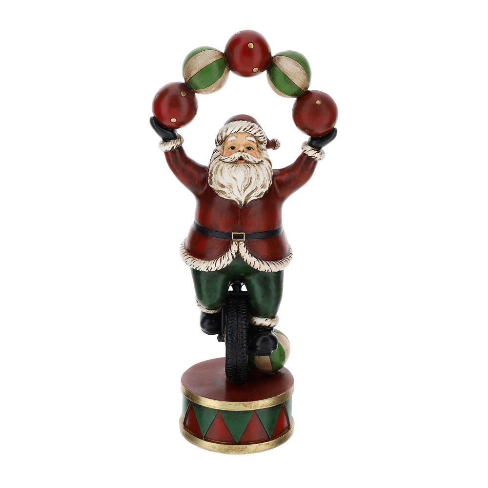 Hervit – Babbo natale resina monociclo