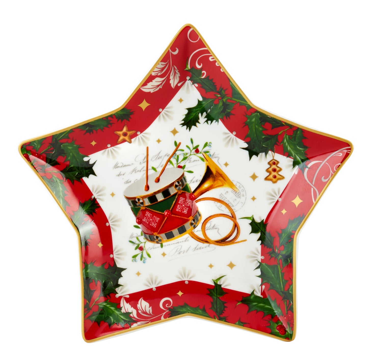 Fade - Baldy Natale set 2 piatti stella 22x19,5cm