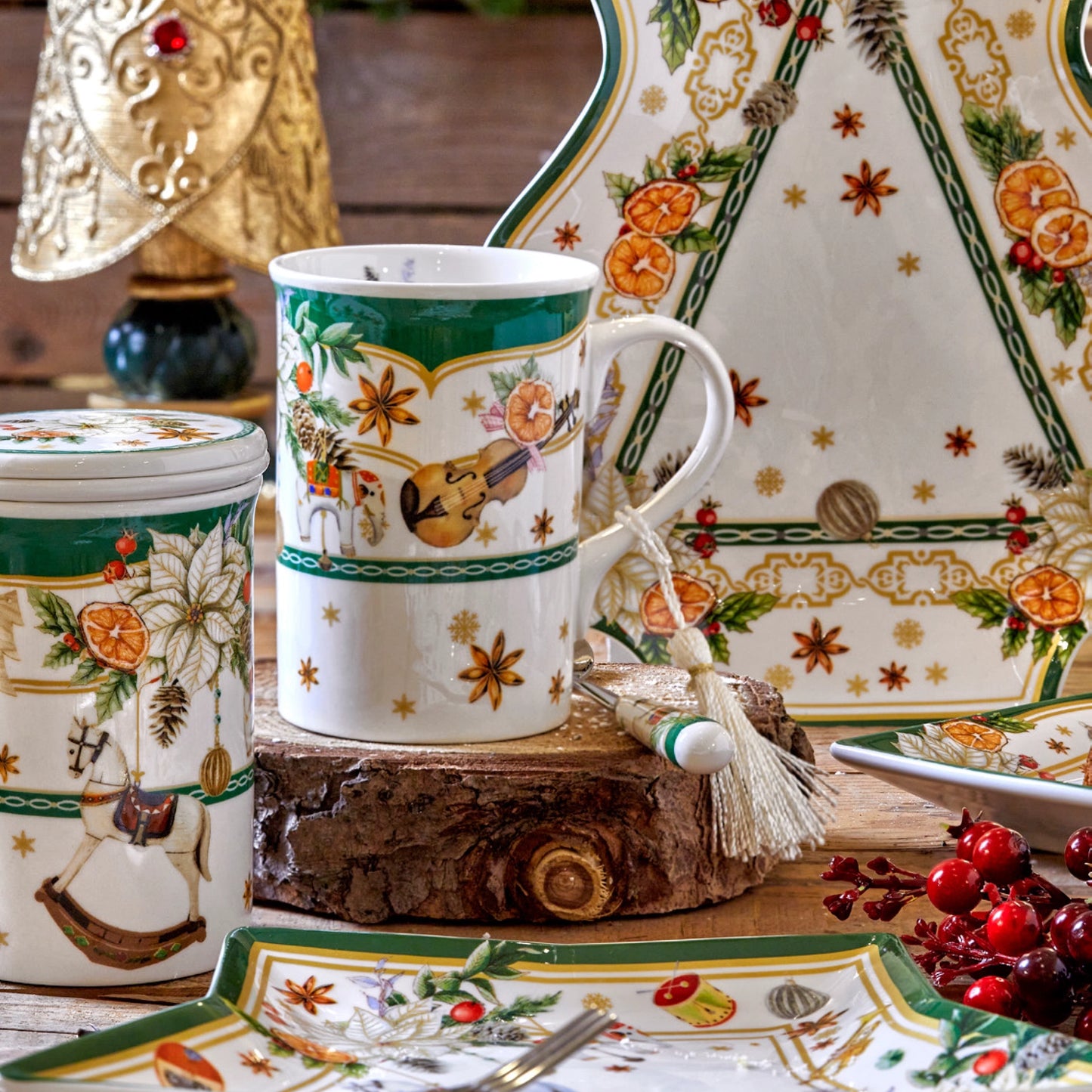 Fade - Gillian Natale mug con filtro con coperchio 18X16X8 cm