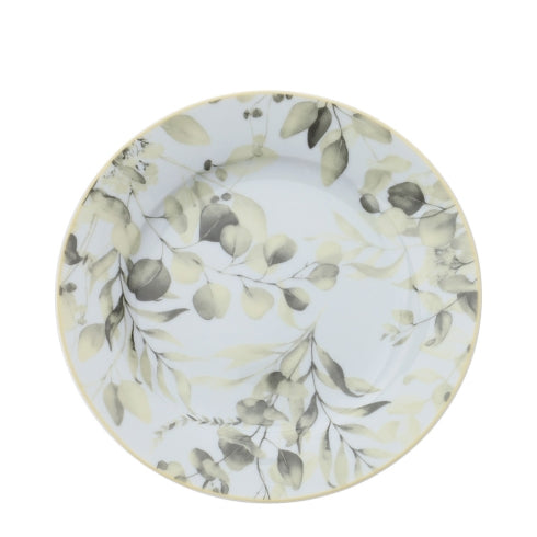 Hervit - Botanic Giallo Servizio di piatti tavola 18 pezzi in porcellana