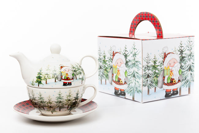 Cuore Matto - Teiera con tazza Babbo Natale