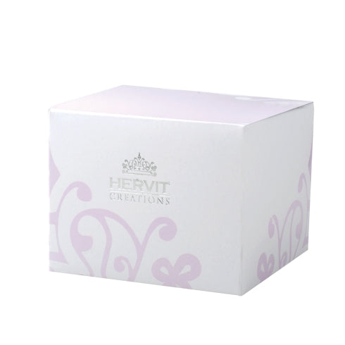 Hervit- PORTACANDELA CRISTALLO OBELISCO H 36 CM