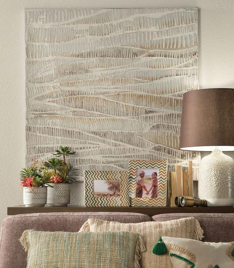 L'Oca Nera - Set 2 Vasi tortora con composizione piante grasse