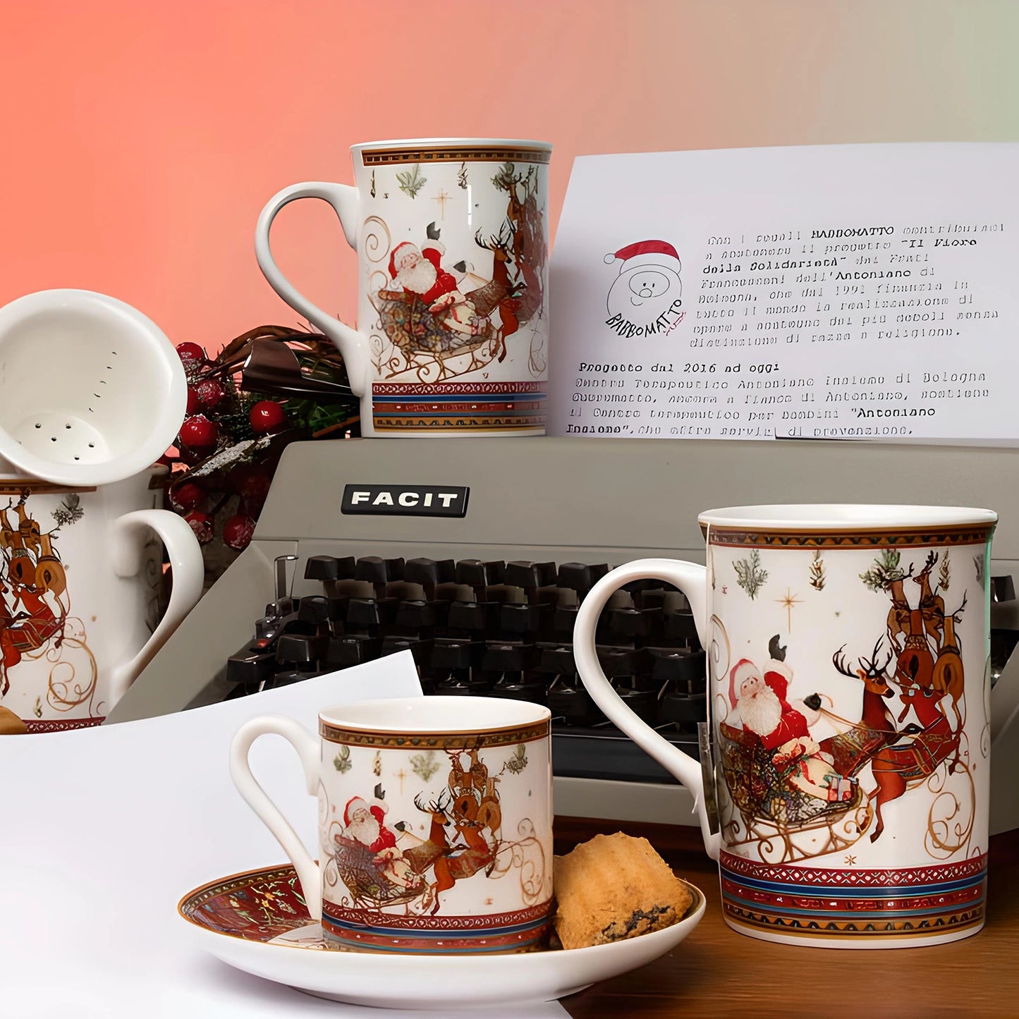 Cuore Matto - Mug natalizia 300cc slitta Natale