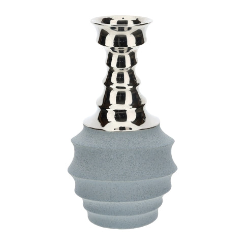 Hervit-VASO GRES ATLAS GRIGIO/BLU DIA.19X35CM
