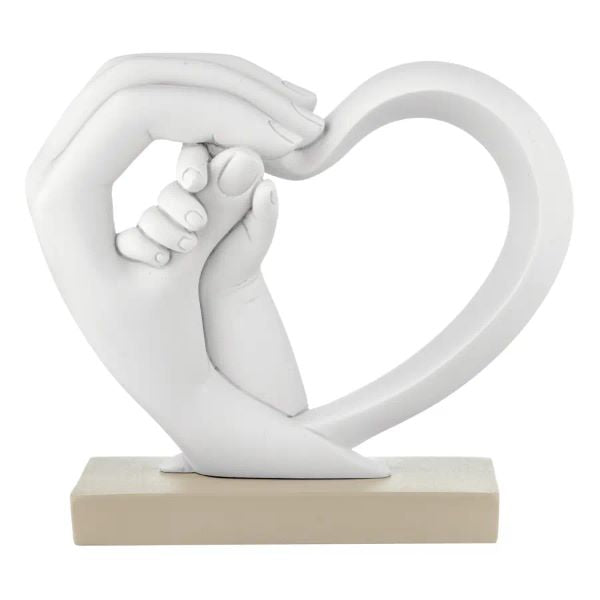 Bongelli - Manina a cuore baby nocciola 13x12