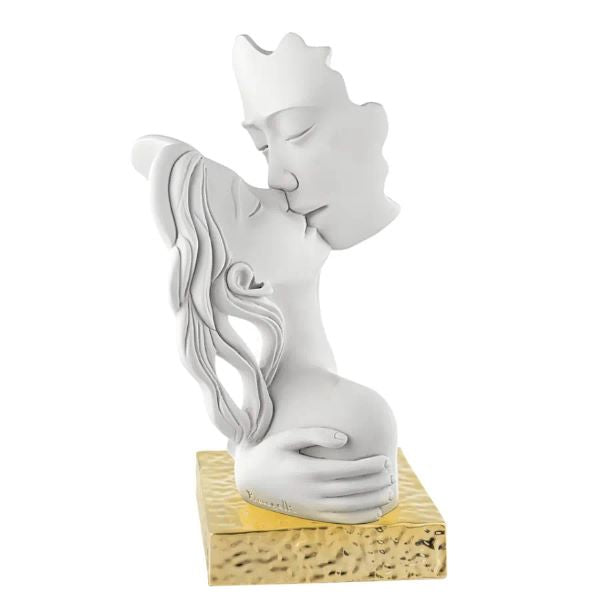 Bongelli - Scultura bacio base oro h38