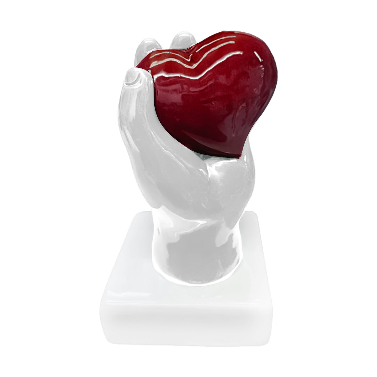 Thankgoods SAG Amuleto per Le Mani con Cuore in Legno - Pezzo Unico, Incisione Speciale Thankgoods SAG Amuleto per Le Mani con Cuore in Legno - Pezzo Unico, Incisione Speciale