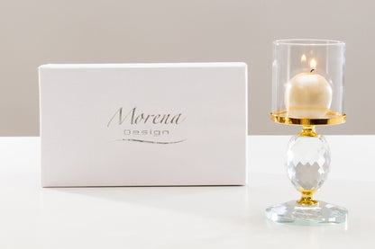 Morena-Candeliere in cristallo h15