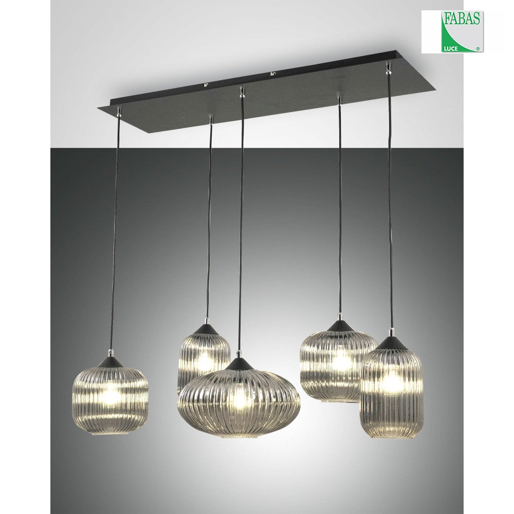 Fabas - Gillis lampadario a sospensione componibile