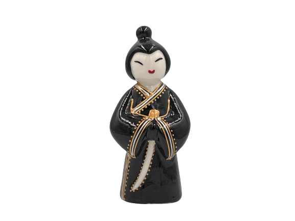 Sharon -Profumatore Kokeshi Samurai Nero Saggezza