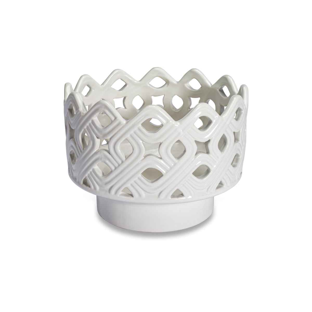 Henriette - Cachepot intrecci h 16 cm