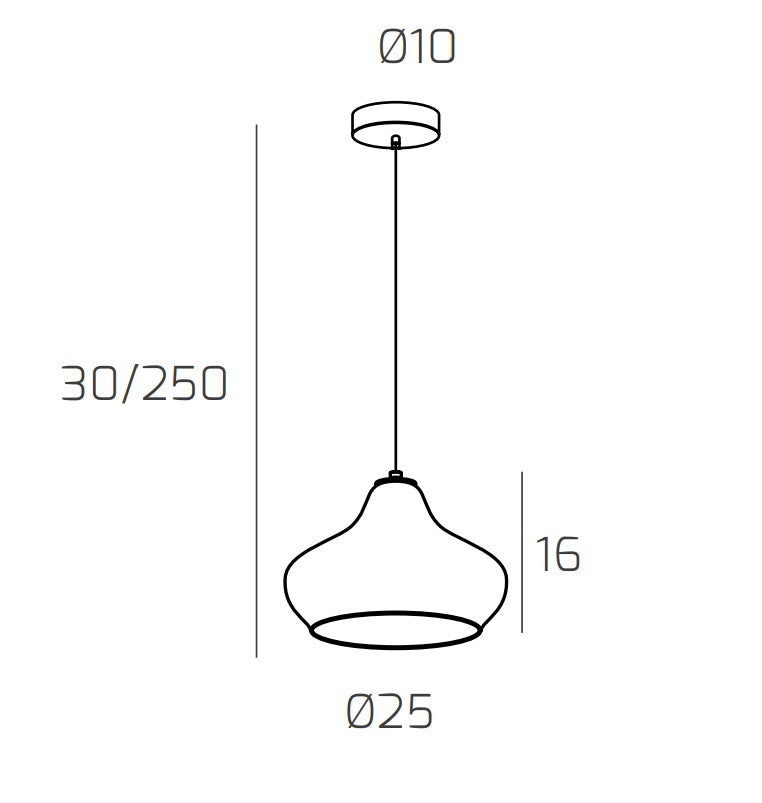 Top light - Dress piccola sospensione