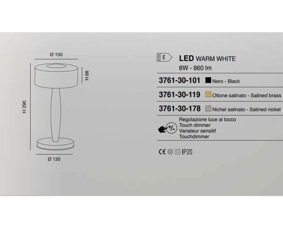 FABAS- Elea lampada da tavolo