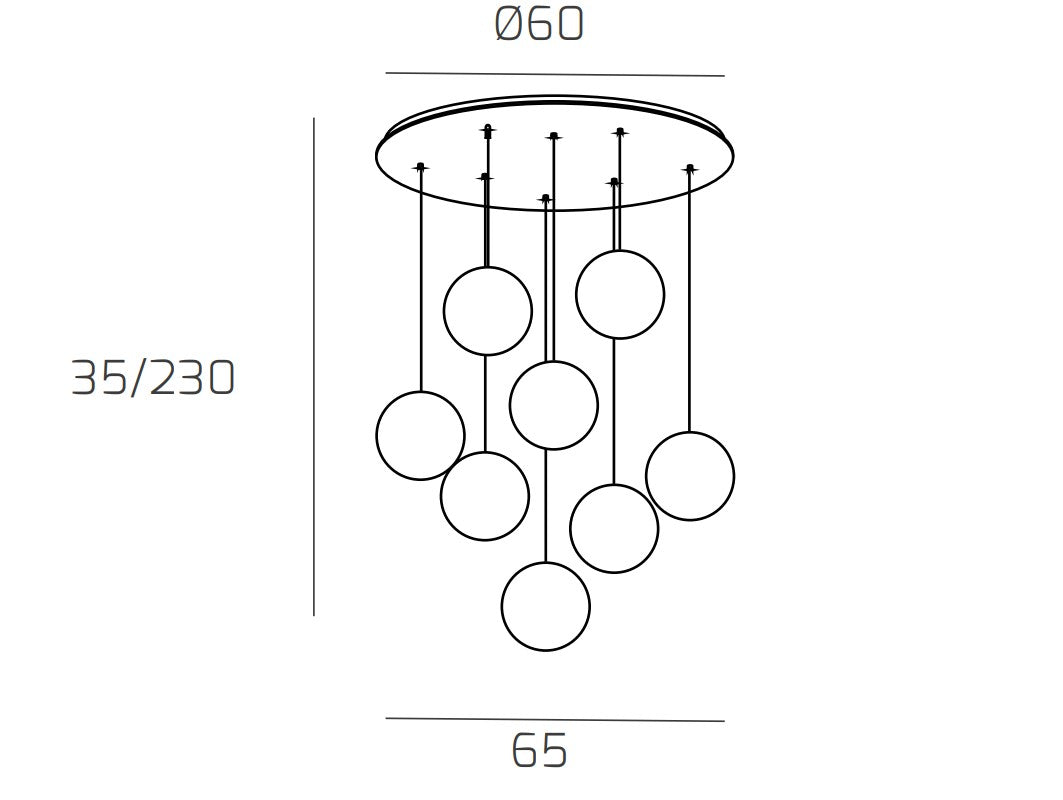 Top light - Eclipse sospensione