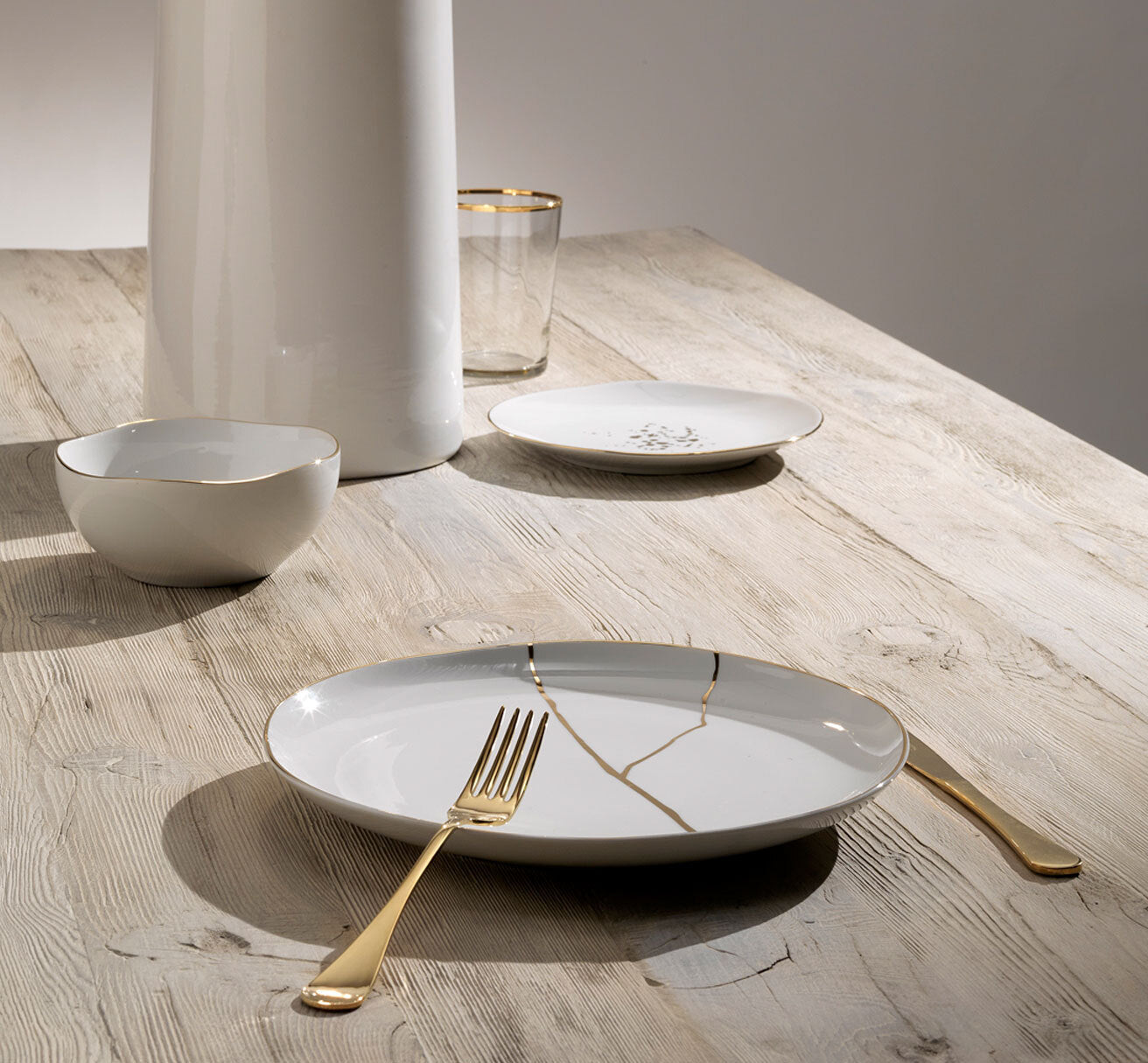 Weissestal - Onix White Servizio di piatti tavola 18 pezzi in porcellana