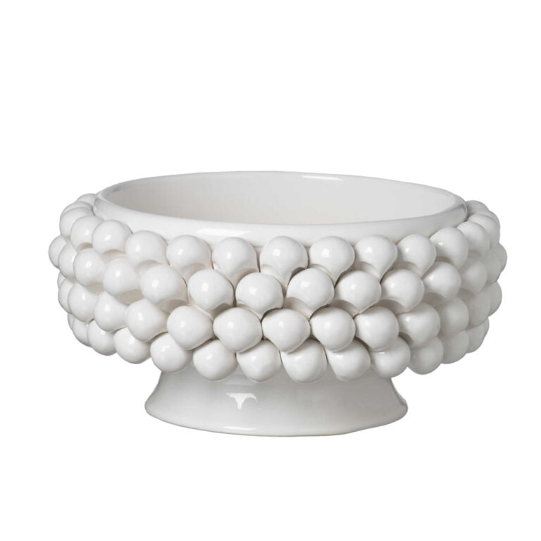 Gli Alberelli - Centrotavola pigna bianco