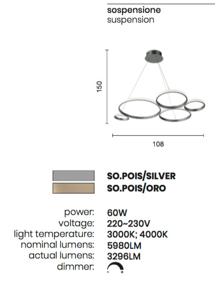 Ondaluce - Pois sospensione