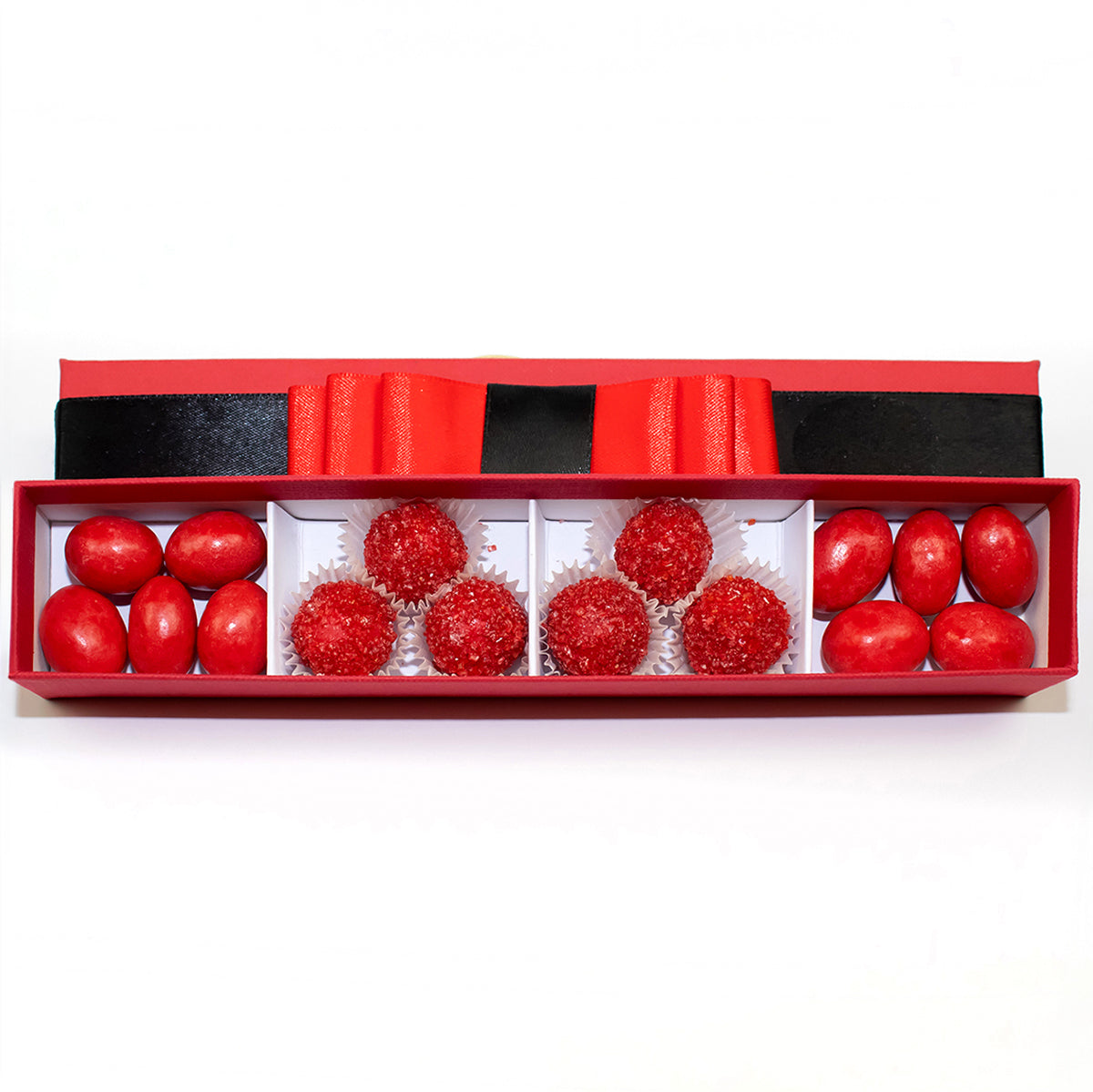 H.L. - Scatola rettangolare da degustazione rossa