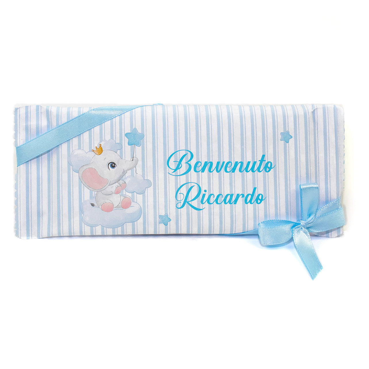 Aguacoco- Tavoletta di cioccolata celeste con nome