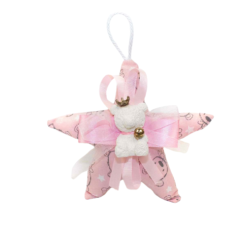 Fantasy- Stella rosa con Orsetto gessetto