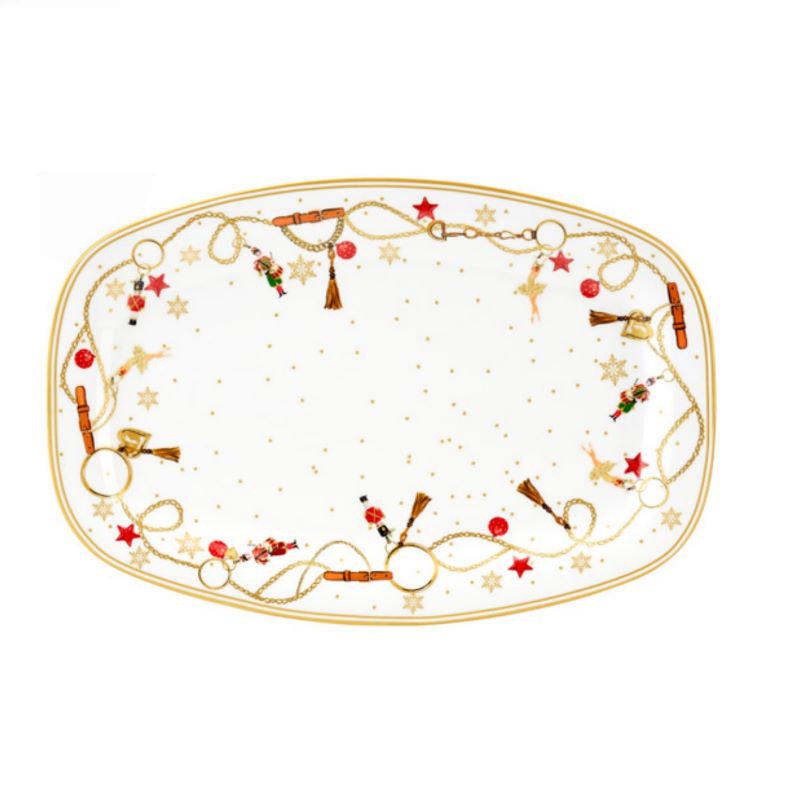 Fade - Star Natale vassoio ovale 30x20,5cm