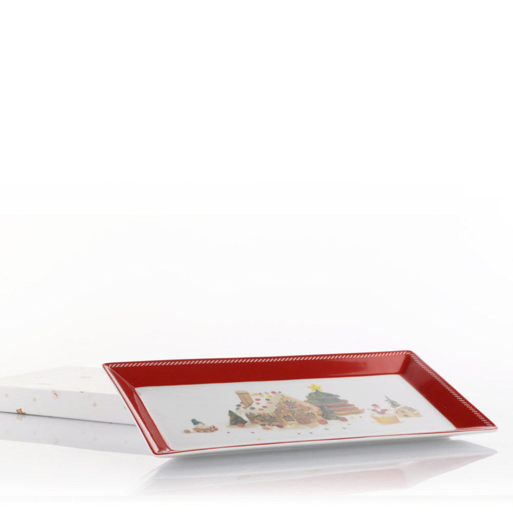 Weissestal - Vassoio rettangolare Sweet Natale