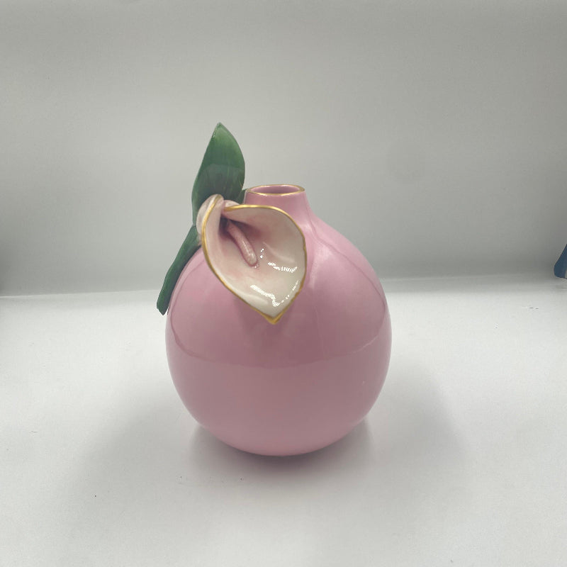 Dea Capodimonte - Vaso in ceramica con calla