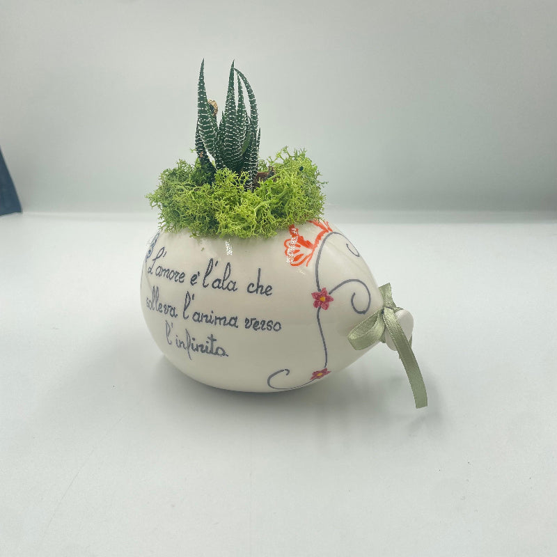 Pienne - Palloncino in ceramica con piantina