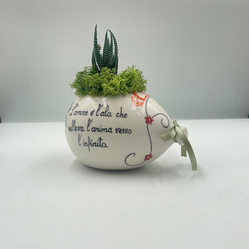Pienne - Palloncino in ceramica con piantina