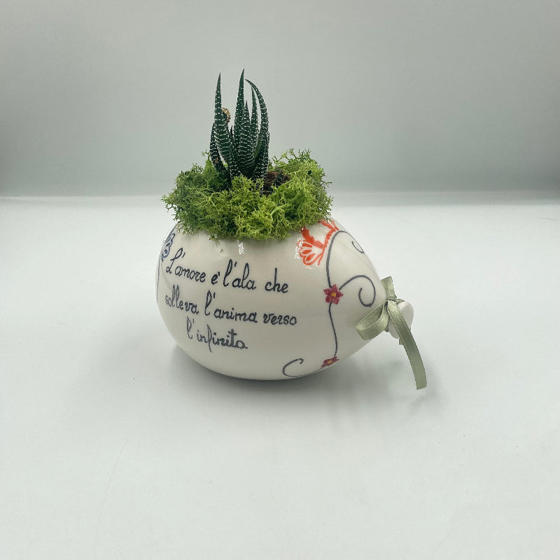 Pienne - Palloncino in ceramica con piantina