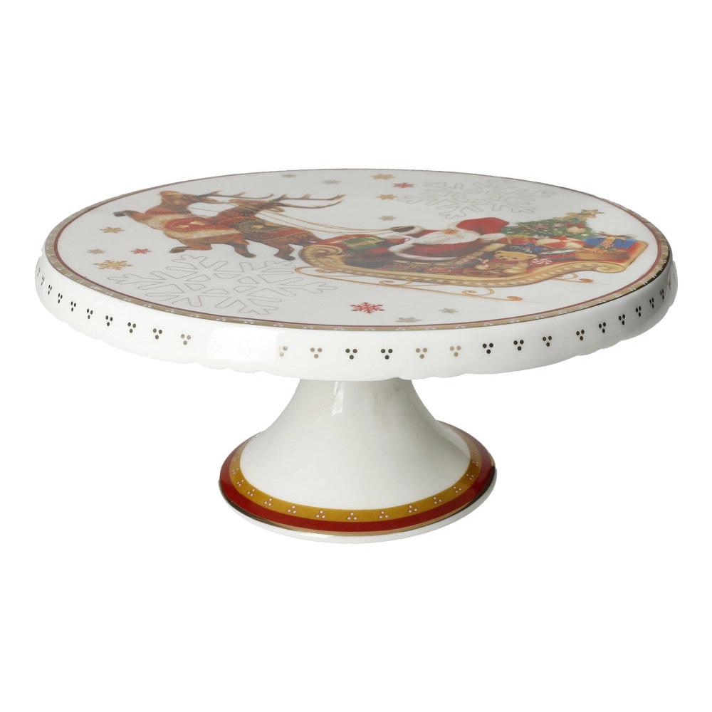 Brandani - Alzata natalizia in porcellana