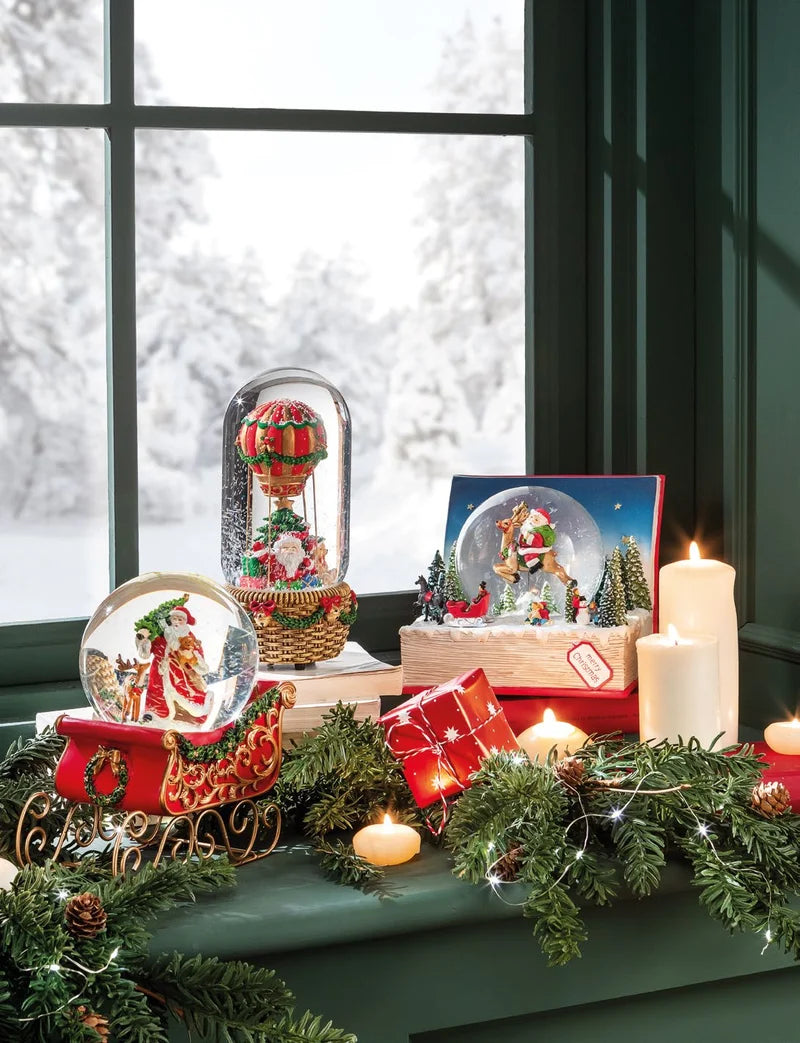 L'Oca Nera - Palle di neve carillon/led