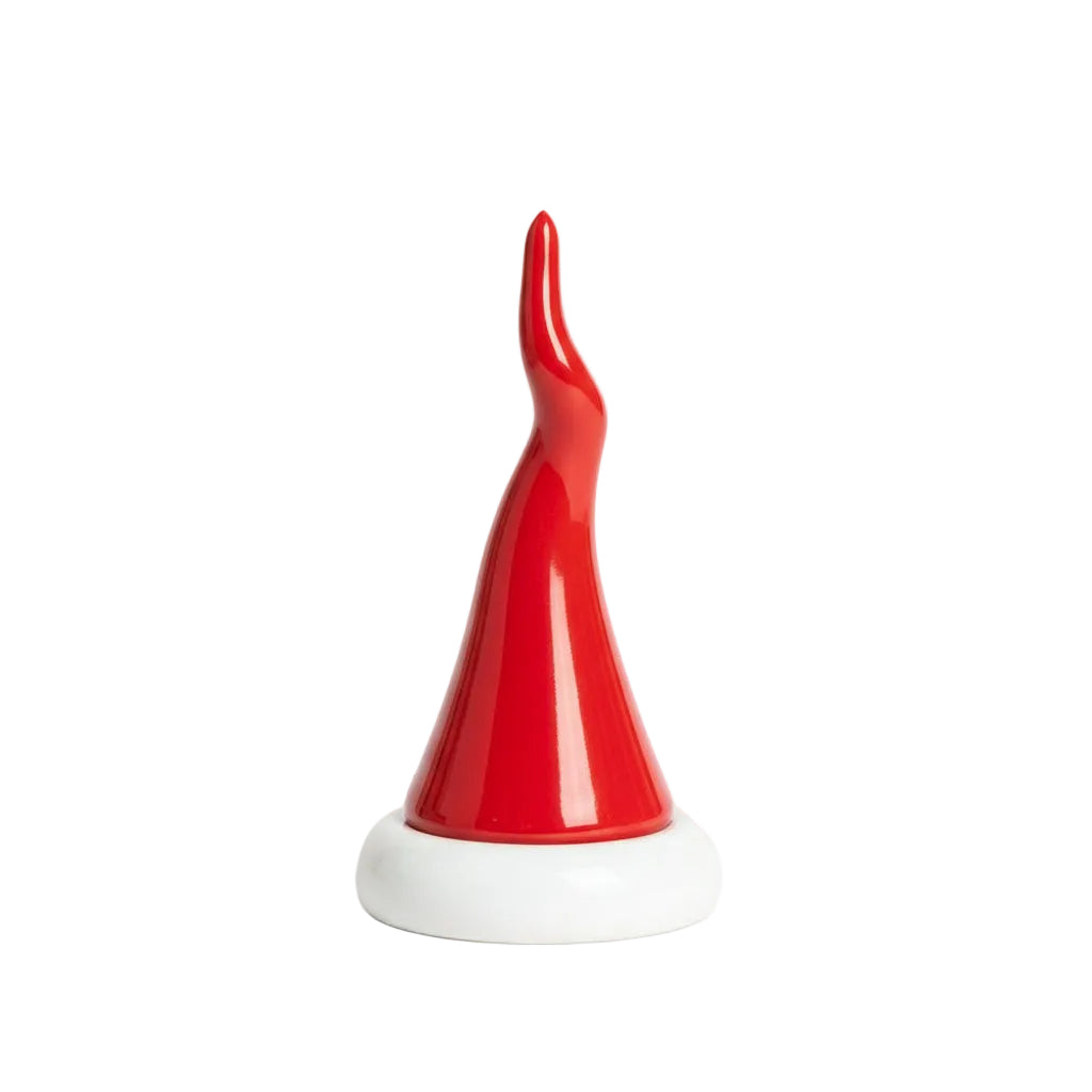 Amagè- Corno piccolo rosso base tonda