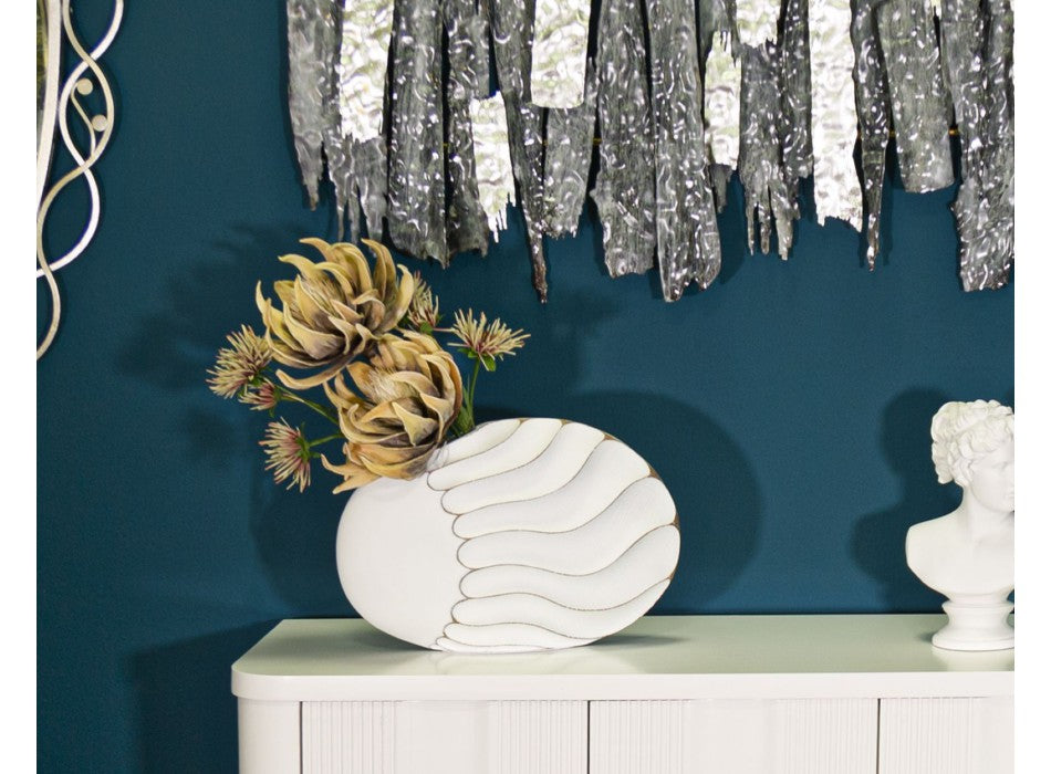 Mauro Ferretti - Vaso lines resina cm 34x11.5x24.5