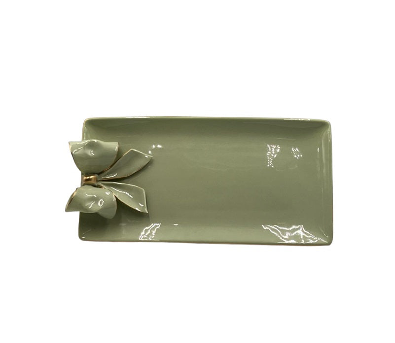 Dea Capodimonte - Vassoio rettangolare con fiocco in più varianti