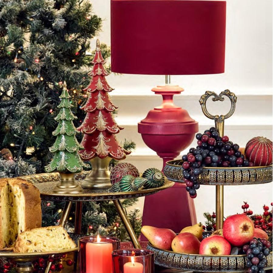 Fade - Xmas tree albero natalizio rosso 18x42h