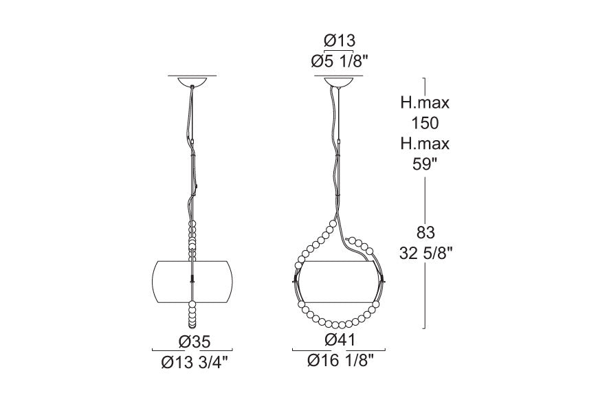 Leucos- Flirt sospensione