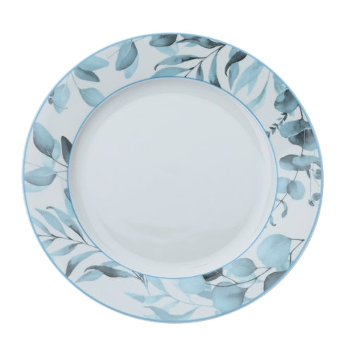 Hervit - Botanic Blu Servizio di piatti tavola 18 pezzi in porcellana