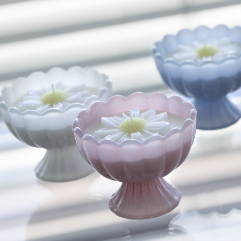 Hervit - Candela profumata daisy coppetta