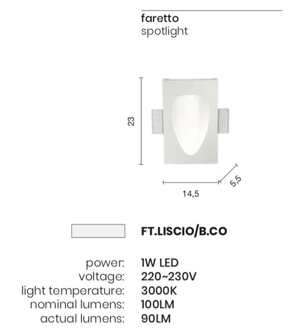 ONDALUCE- Liscio segnapasso